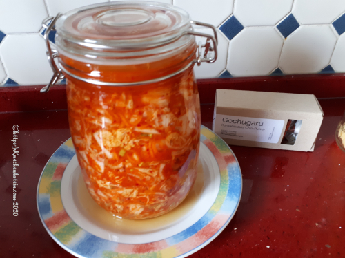 Kimchi aus Chinakohl mit Birne