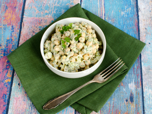 Chickpea Salad With Fresh Herbs and Scallions