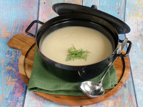 Celeriac and Quince Soup - Sellerie-Quitten-Suppe