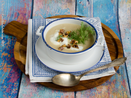 Celeriac and Quince Soup - Sellerie-Quitten-Suppe