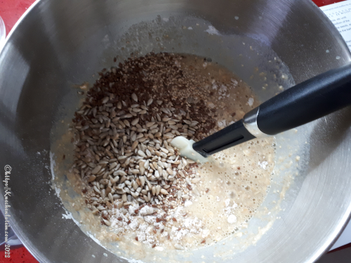 Batter with added seeds