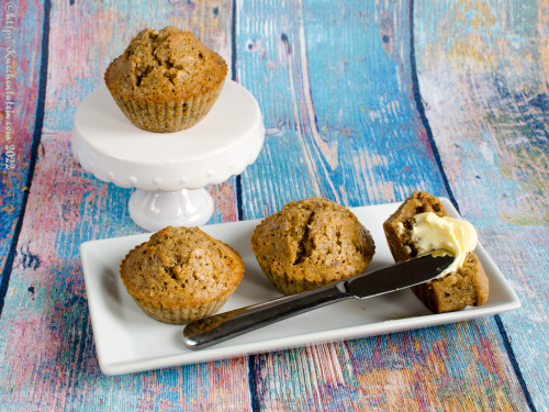 Grain and Seed Muffins - Muffins mit Saaten und Haferflocken