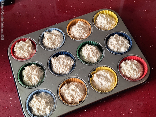 Baked oatmeal cups - Gebackene Haferflockenmuffins