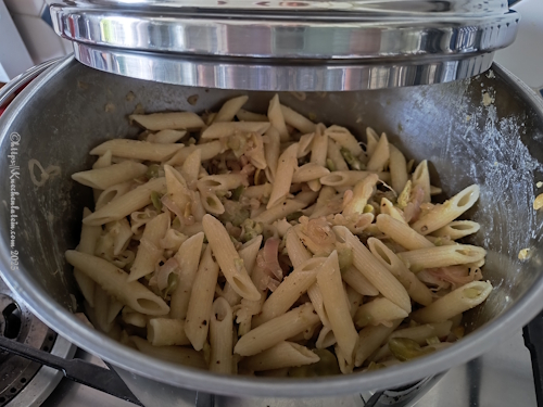 Pasta mit Dicken Bohnen und Zitrone