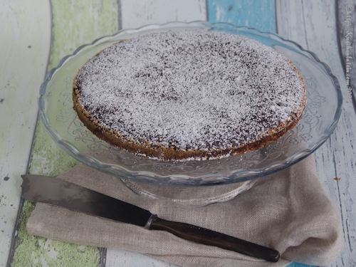 Schwedischer Schokokuchen mit Marzipan - Kladdkaka med Marsipan