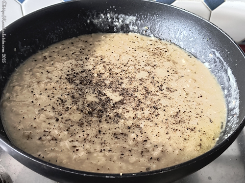 Bohnen Cacio e Pepe