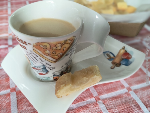 Zarte Apfelschnitten